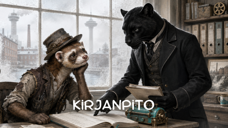 Fretillä on kirjanpitäjänä pantteri, jonka kanssa hän neuvottelee kirjanpidosta